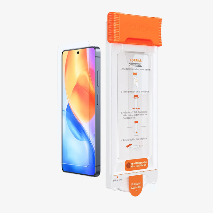 TORRAS OrigArmor Lite installation kit for Samsung S26 Ultra screen protector.