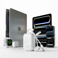 PearlGo 10K power bank with phone tablet laptop and accessories