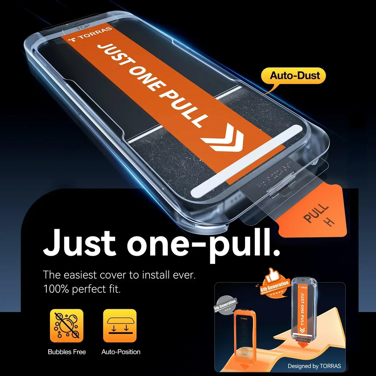 Privacy Shield 12X Shockproof Screen Protector for iPhone 16 Pro Max