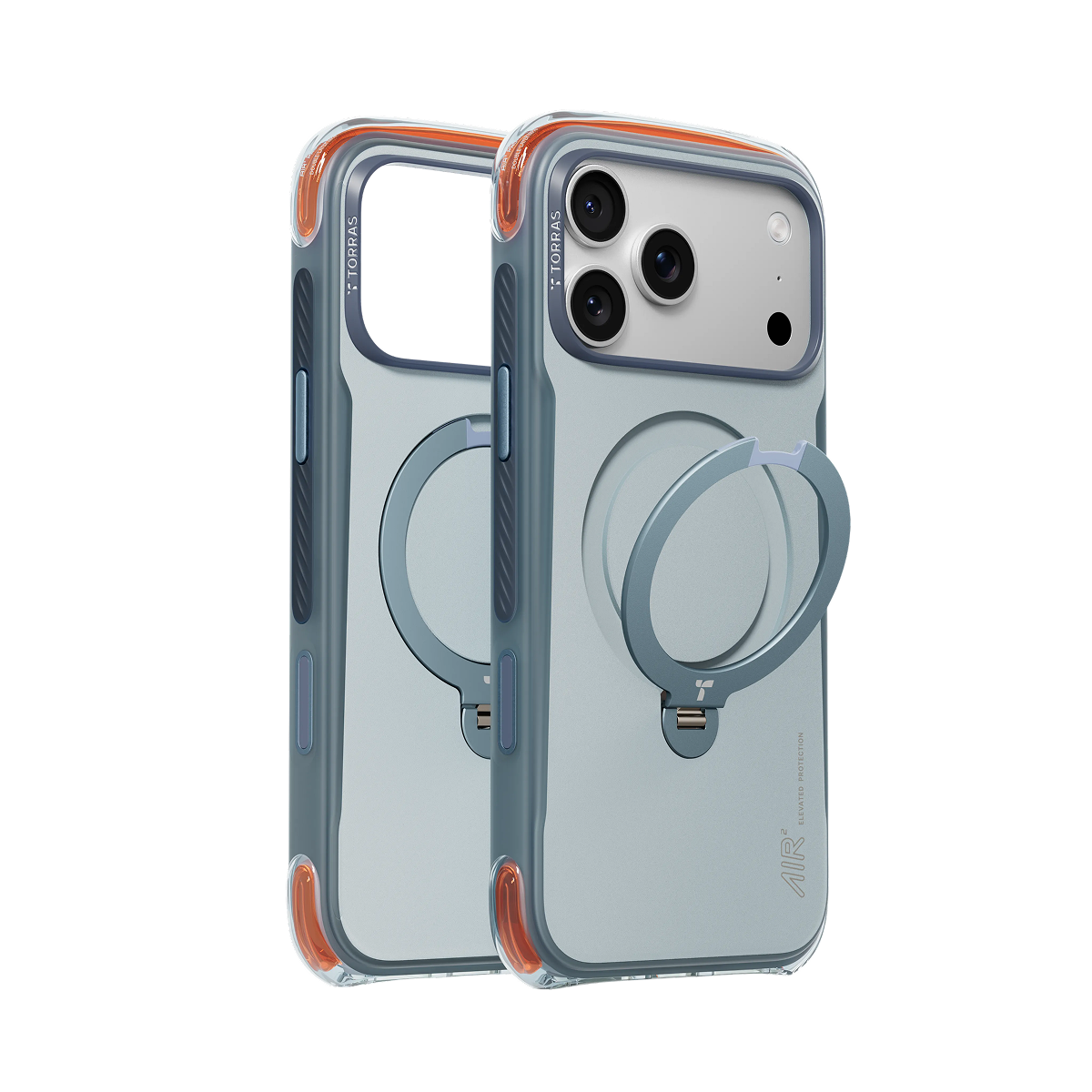 Ostand Q3 Air Pro Polar Stale case for iPhone 17 Pro Max and iPhone 17 Pro with rotating stand ring