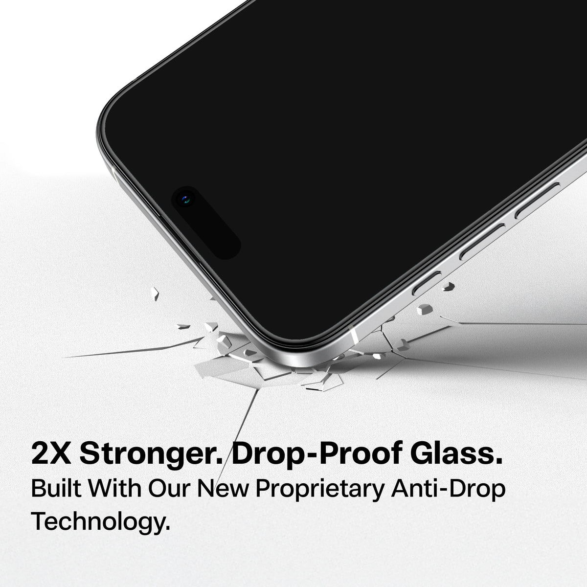 Privacy Shield 12X Shockproof Screen Protector for iPhone 17 Pro Max