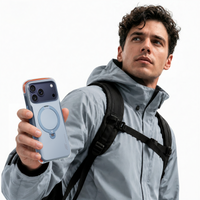TORRAS Ostand Q3 Air Pro Case for iPhone 17 Pro Max and iPhone 17 Pro with 360° precision stand, MagSafe support, and Air² Pro dual-layer airbag protection