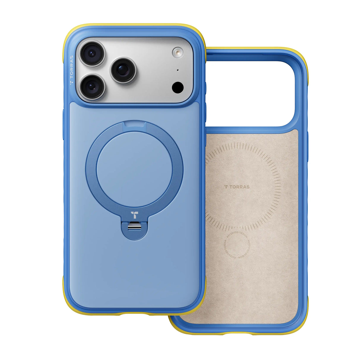 TORRAS Ostand Q3 Rugged case for iPhone 18 Pro/Pro Max demonstrating military-grade drop protection