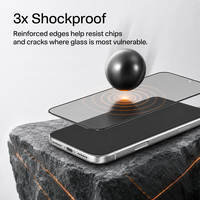 Privacy Shield Ultra 3X Shockproof Anti-Spy Screen Protector for iPhone 18 Pro Max