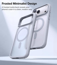 TORRAS Guardian-Mag case for iPhone 18 Pro – Frosted matte back that lets the phone color show through
