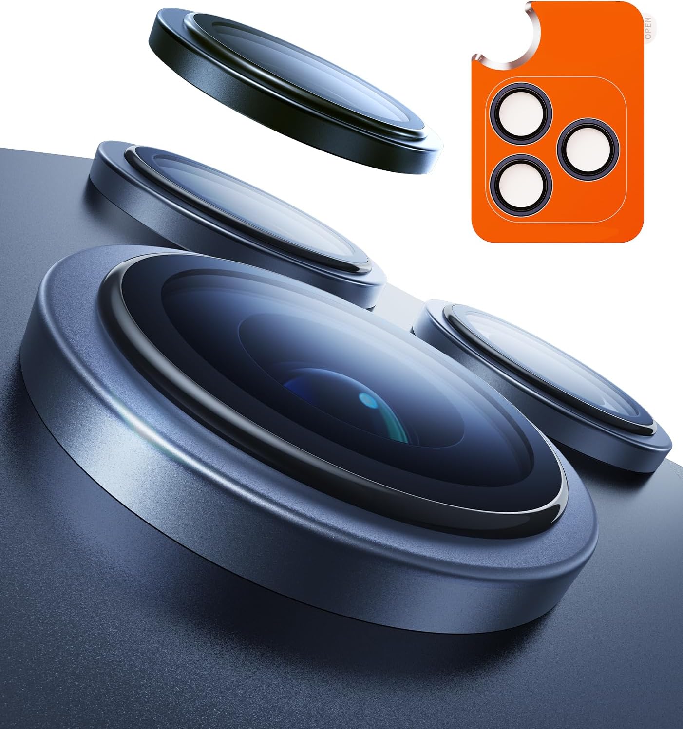 


LensGuard Lens Protector for iPhone 17 Pro - Deep Blue
