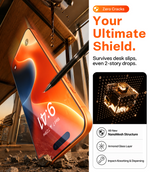 Shield Case-Friendly Tempered Glass Screen Protector for iPhone 16 Pro