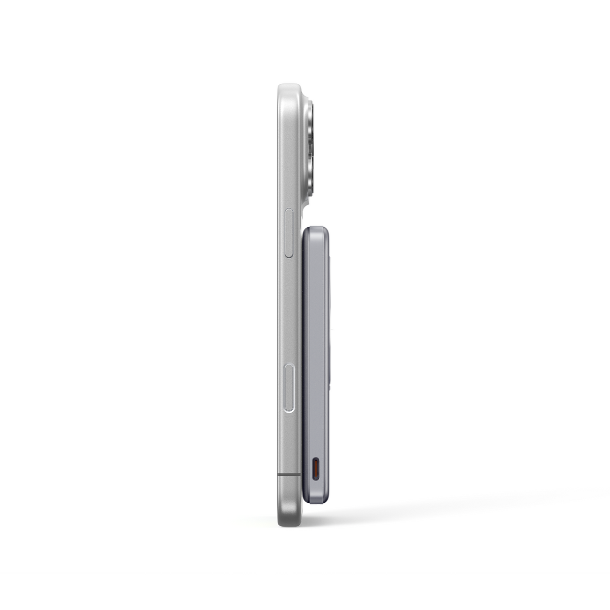 TORRAS MiniMag Ostand Power Bank in Grey — magnetic power bank with a built-in kickstand