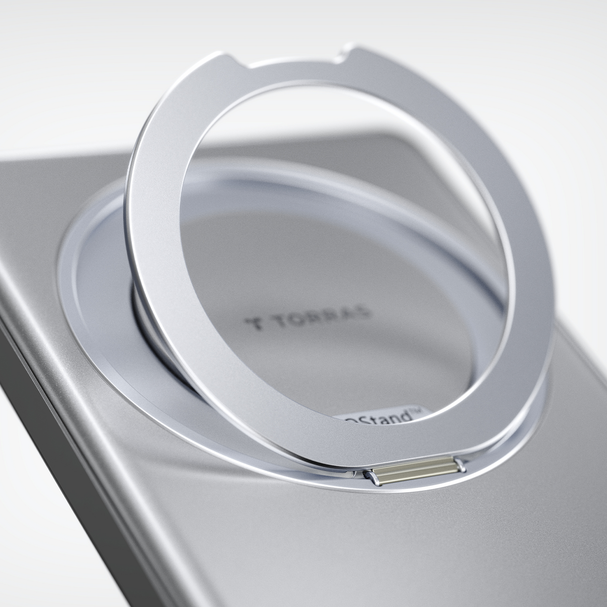 TORRAS MiniMag Ostand Power Bank in Grey — magnetic power bank with a built-in kickstand