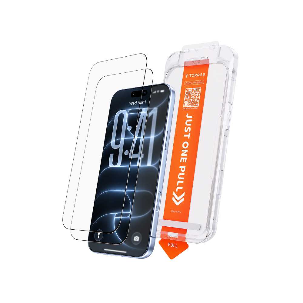 SunView AR Shield Ultra Anti-Reflective Screen Protector for iPhone 18 Pro Max (2 Pack)