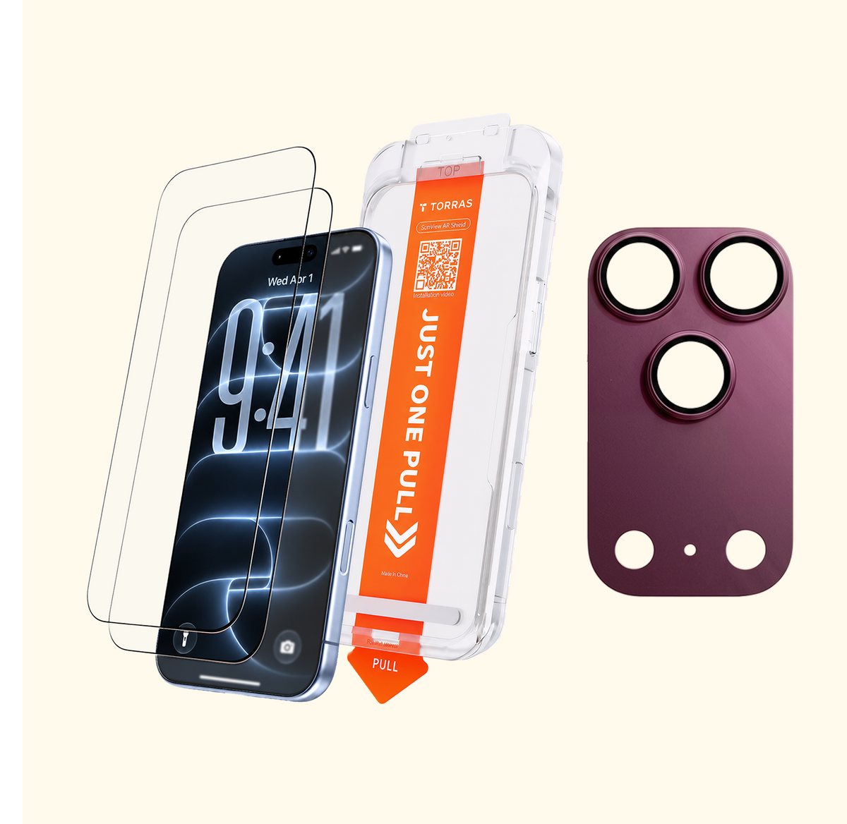 Sunseeker Duo for iPhone 18 Pro Max - CameraGo lens protector and SunView AR Shield Ultra anti-reflective screen protector