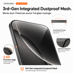 SunView AR Shield Screen Protector for iPhone 17 Pro Max (2 Pack)