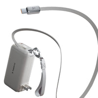 TORRAS EasyGo Wearable Power Bank 45W 10K mAh with matte finish, clip-on design, and fast charging support
