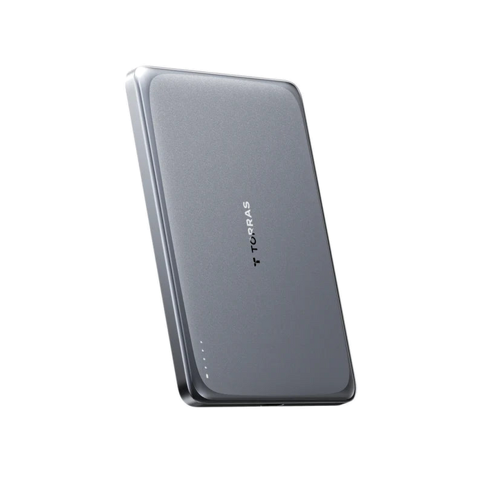 TORRAS MiniMag Pro Power Bank 5000mAh with slim magnetic design for on-the-go charging