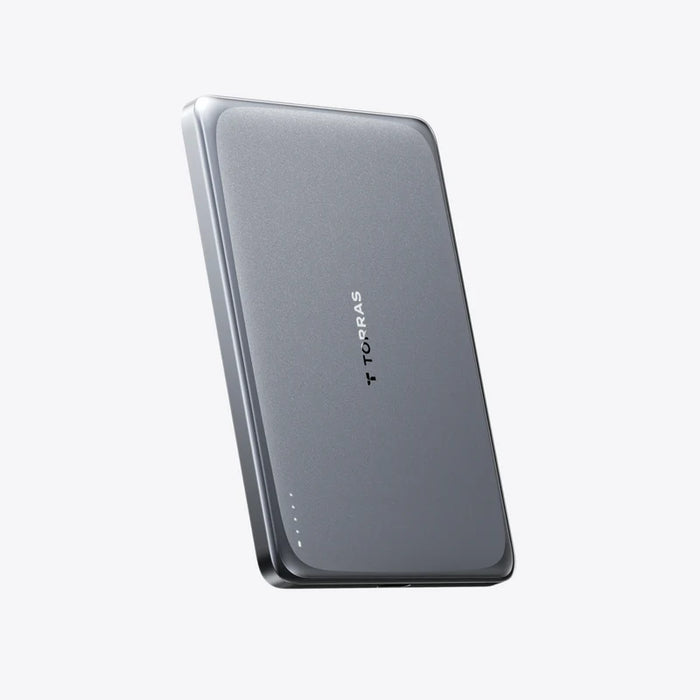 TORRAS MiniMag Pro Power Bank 5000mAh with slim magnetic design for on-the-go charging