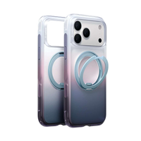 TORRAS Ostand O3 Air Case for iPhone 17 Pro Max with 360° rotating stand and 13 ft drop protection