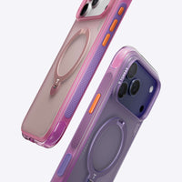 TORRAS Ostand Q3 Air Colorblock Case for iPhone 17 Pro Max with 360° rotating stand and air dynamic cushioning
