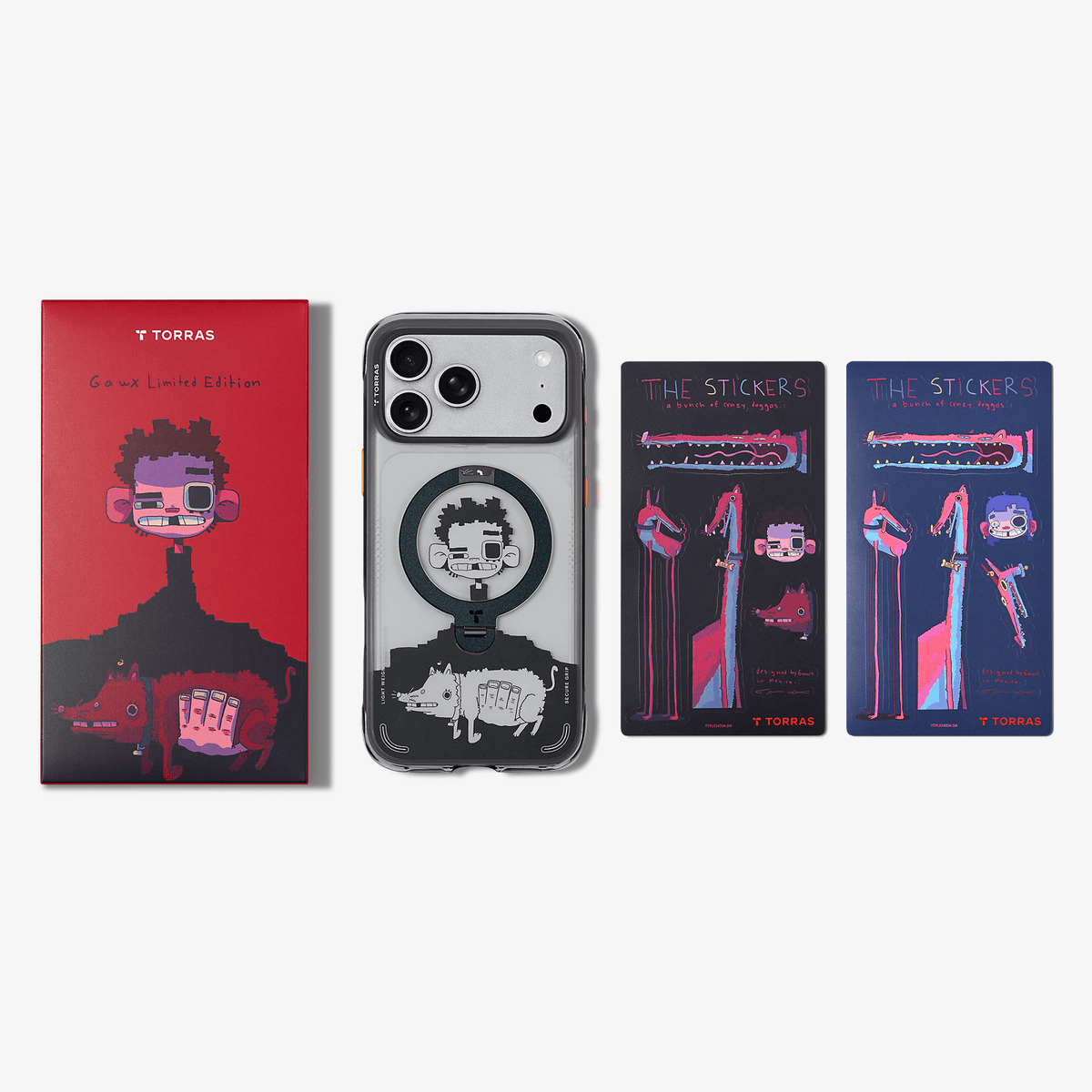 Q3 Air × GAWX Limited Edition, iPhone 17 Pro | Torras Glass Q3 Air × GAWX Limited Edition, iPhone 17 Pro | Torras Glass