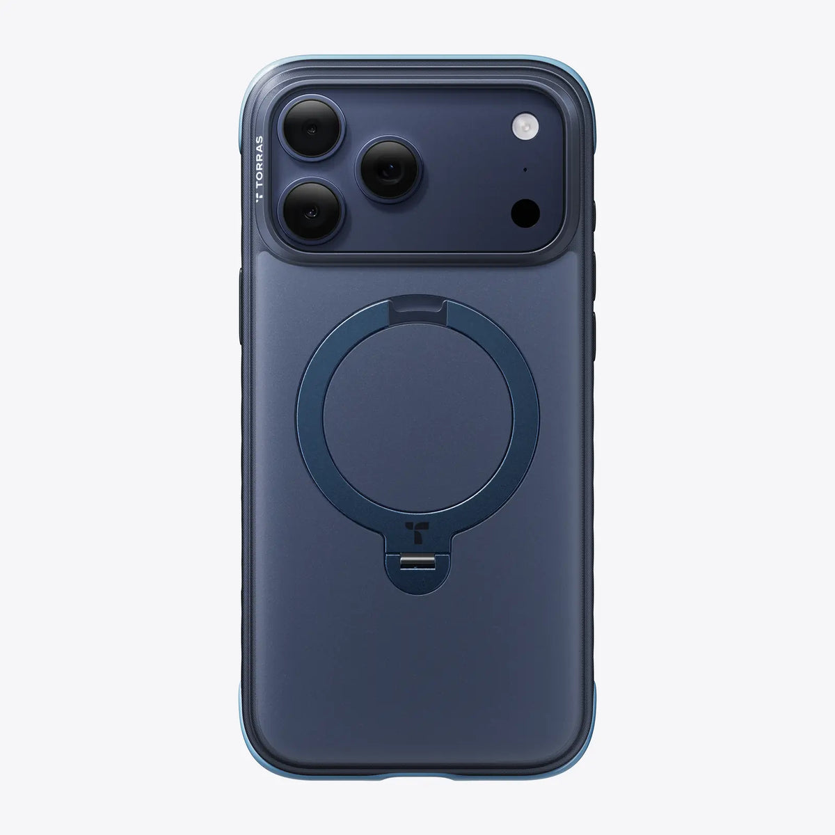 TORRAS Ostand Q3 Rugg Case for iPhone 17 Pro Max with 360° spin stand, rugged protection, and MagSafe compatibility