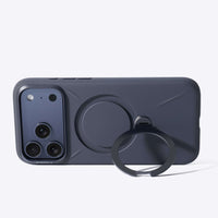 TORRAS Ostand Q3 Silicone Case for iPhone 17 Pro Max with 360° spin stand, velvet-lined interior, and food-grade liquid silicone