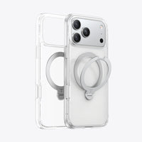 TORRAS Ostand Q3 Spin Case for iPhone 17 Pro Max with 360° spin stand, 18N magnetic hold, and 12 ft drop protection