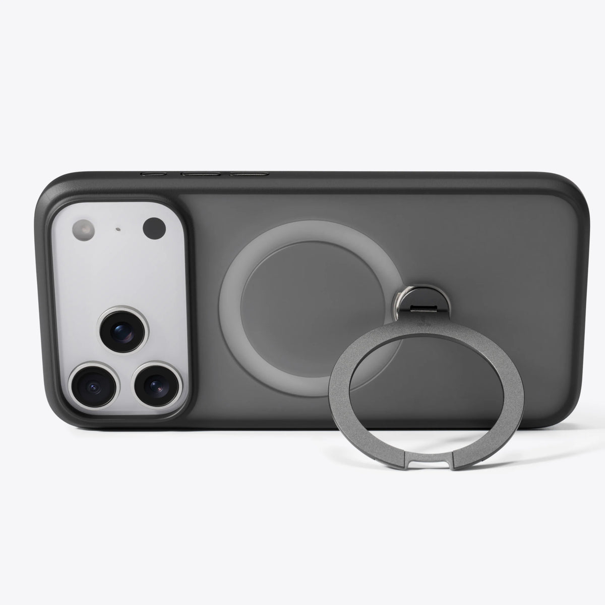 TORRAS Ostand Q3 Spin Case for iPhone 17 Pro Max with 360° spin stand, 18N magnetic hold, and 12 ft drop protection