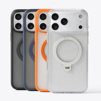 TORRAS Ostand Q3 Spin Case for iPhone 17 Pro Max with 360° spin stand, 18N magnetic hold, and 12 ft drop protection