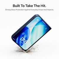 Built to take the hit — strong glass protects the iPhone Duo screen against everyday drops and impacts