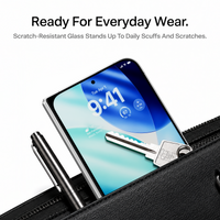 Ready for everyday wear — scratch-resistant glass stands up to keys and daily scuffs inside a bag