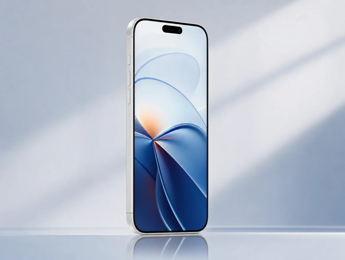 TORRAS HD Shield Ultra glass so clear it disappears on the iPhone display — true-to-tone HD clarity