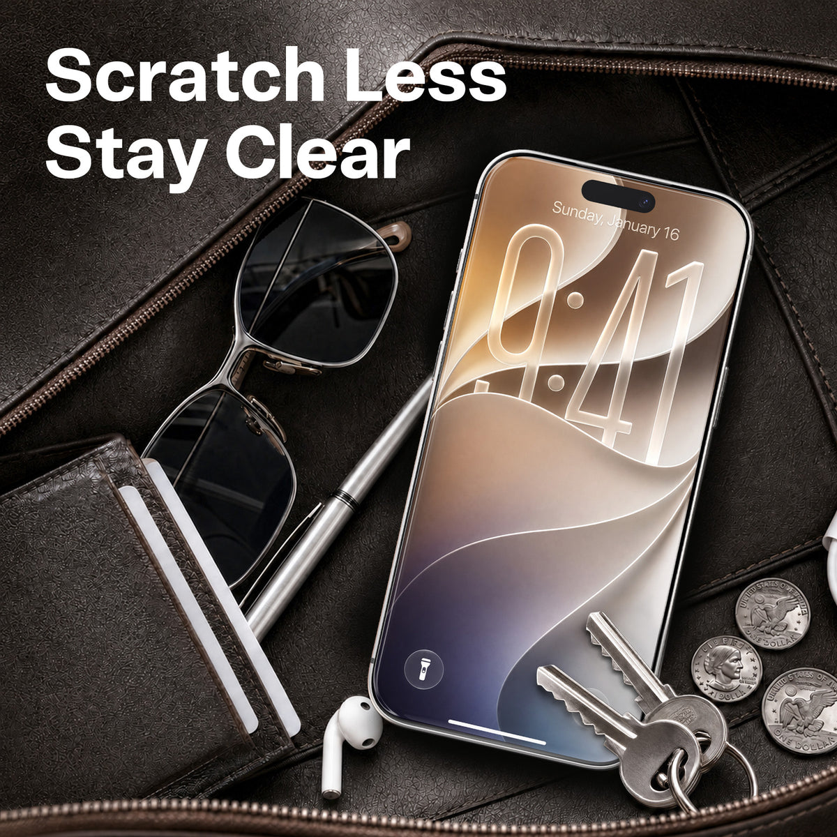 HD Shield Ultra 3X Shockproof Tempered Glass Screen Protector for iPhone 17 Pro
