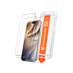 HD Shield Ultra 3X screen protector two-pack with its one-pull installation tray