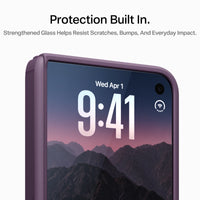 HD Shield tempered glass protecting the iPhone Duo outer display against scratches, bumps and everyday impact