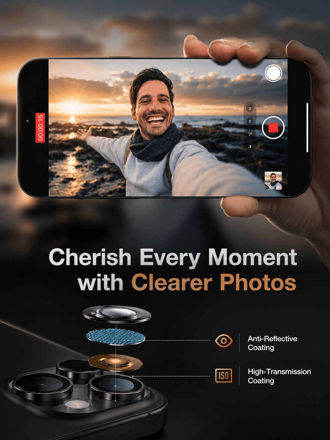 LensGuard Lens Protector for iPhone 17 Pro