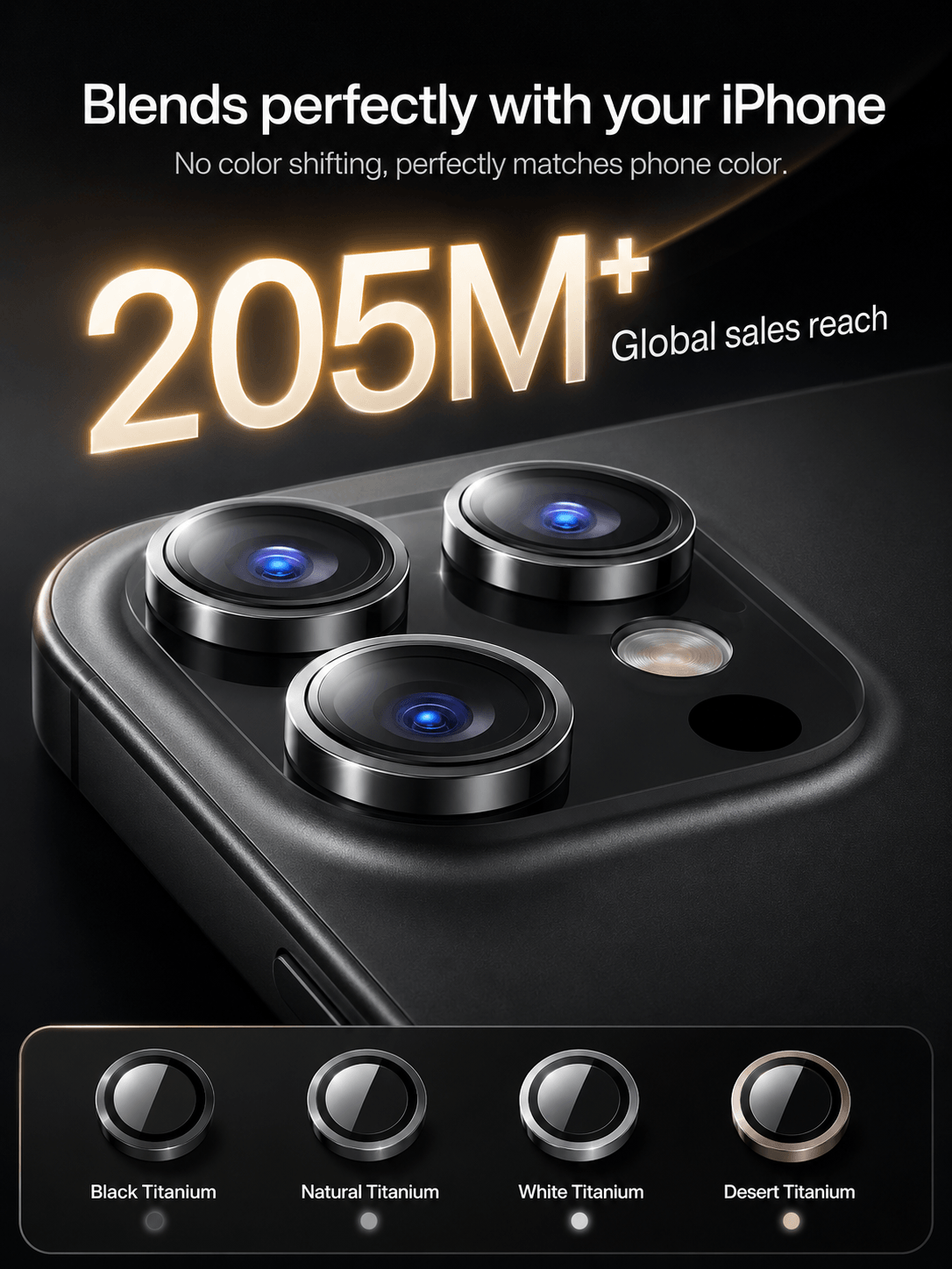 LensGuard Lens Protector for iPhone 17 Pro