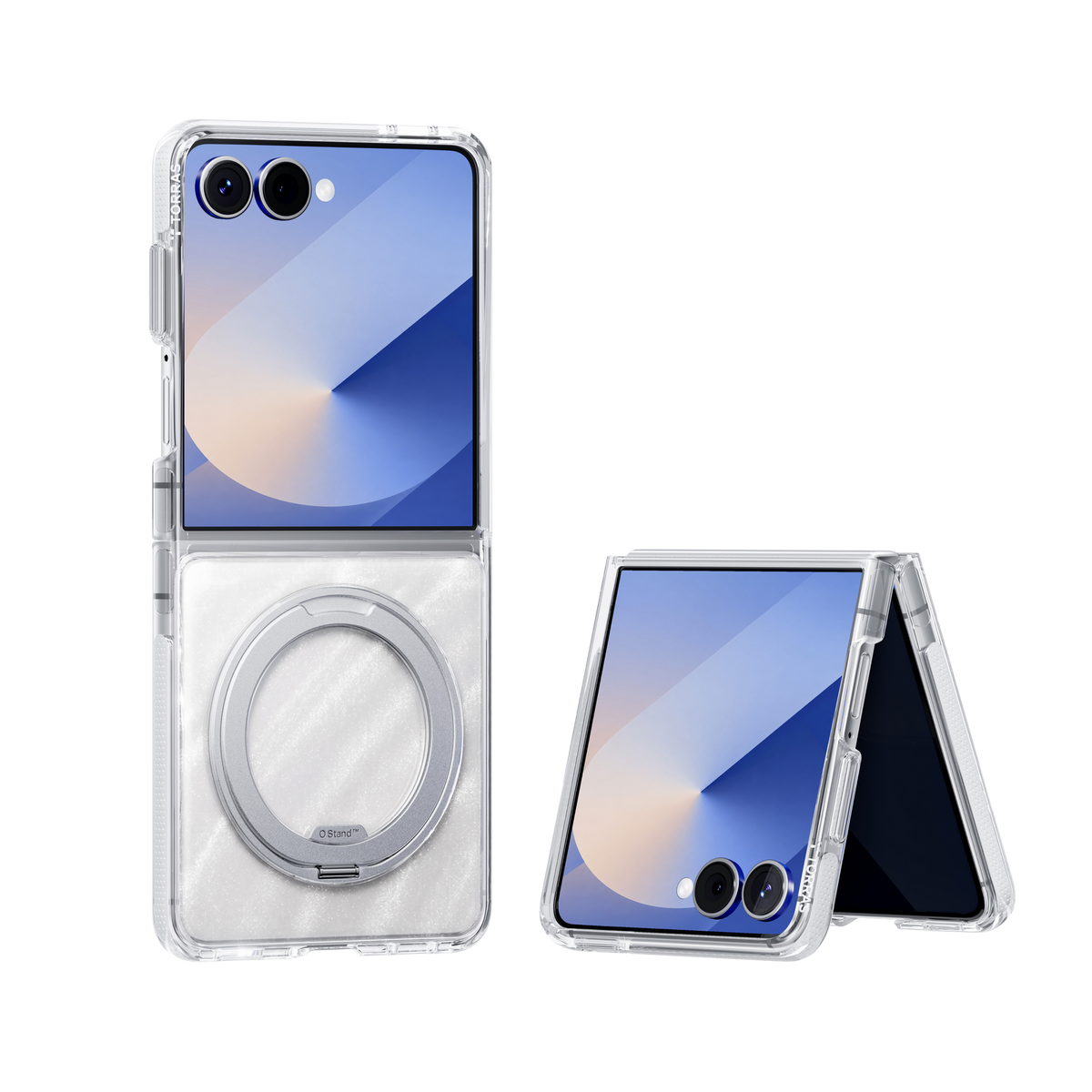 Ostand O3 Hue for Samsung Case - Samsung Galaxy Z Flip 8 Crystal Glow