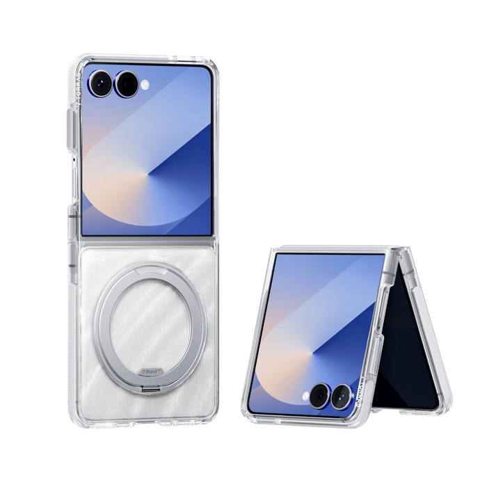 Ostand O3 Hue for Samsung Case - Samsung Galaxy Z Flip 8 Crystal Glow