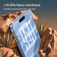 OrigArmor Prime anti-reflective screen protector for iPhone 18 Pro & 18 Pro Max - 16 GPa or higher nano-hardness, durable for the long run