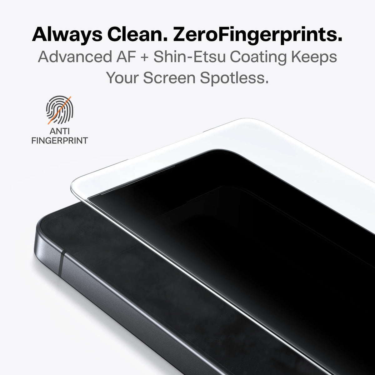 TORRAS OrigArmor screen protector for Samsung S26 Ultra with advanced anti-fingerprint coating.