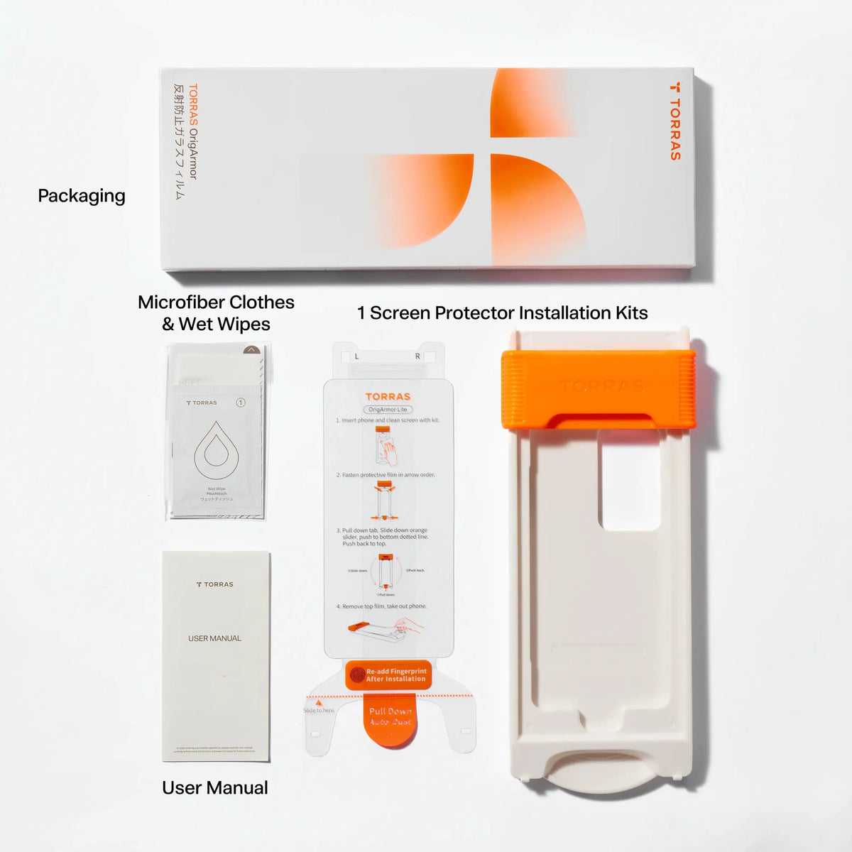 TORRAS OrigArmor screen protector package for Samsung S26 Ultra.