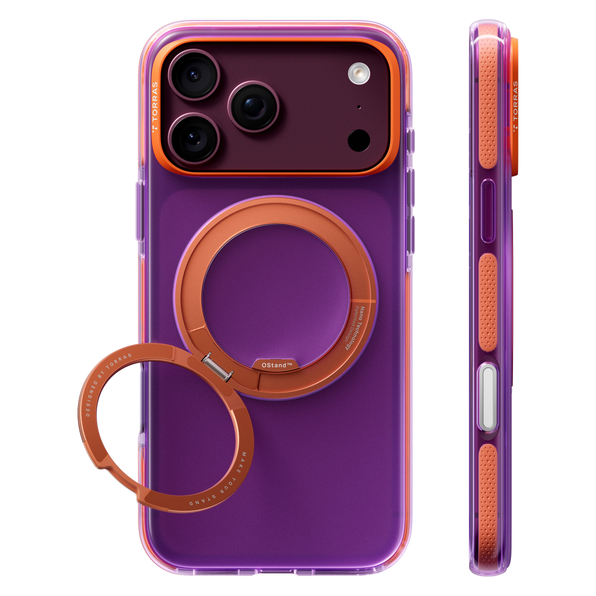 Ostand Hue for iPhone 18 Pro Max - transparent