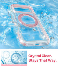 Clear Pink Ostand O3 Light in water — crystal clear back that stays that way, anti-yellowing
