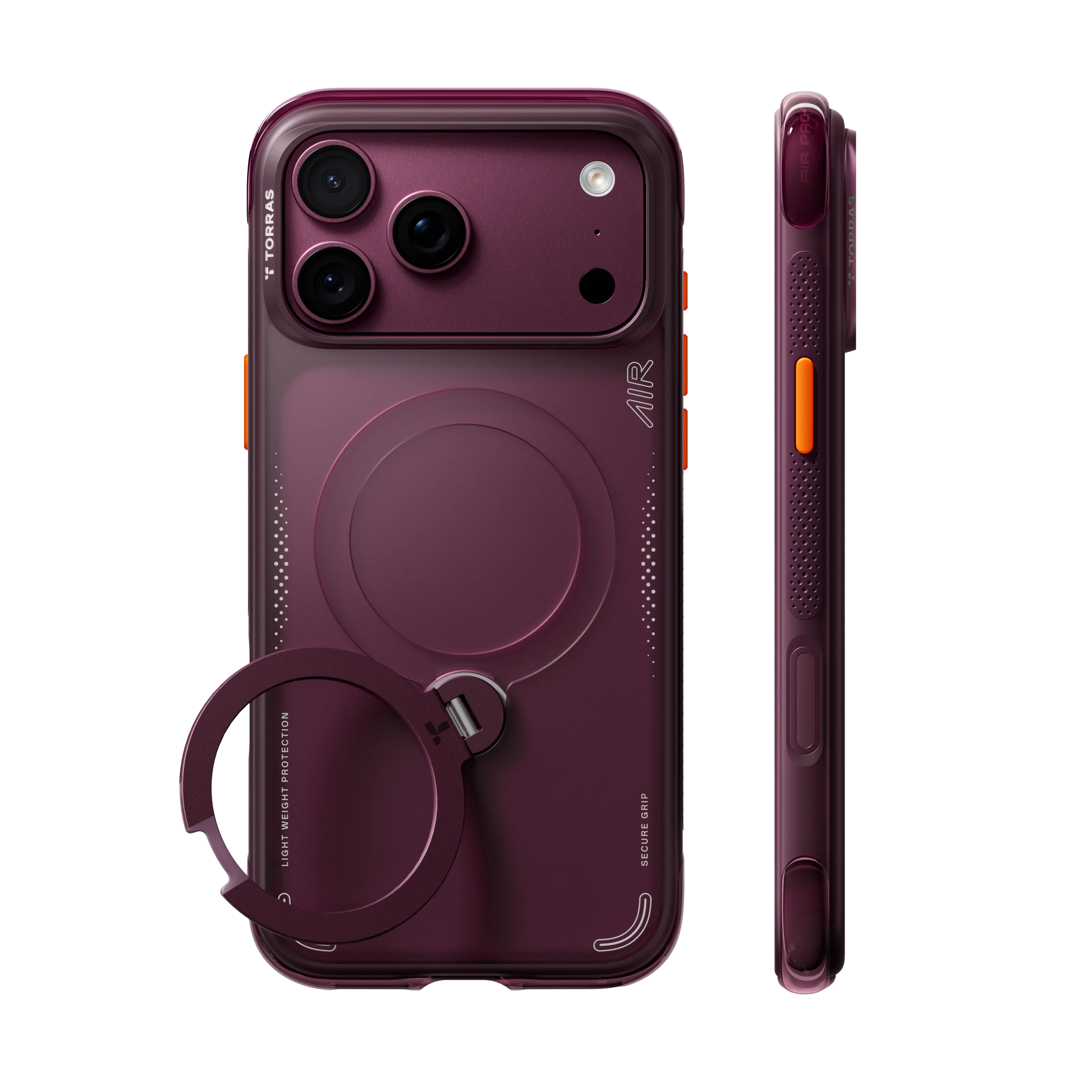 【145G09】TORRAS Ostand Q3 Ostand Q3 Air Case, iPhone 18 Pro | Torras Glass