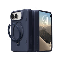 Ostand Q3 Spin for iPhone Duo — Deep Blue