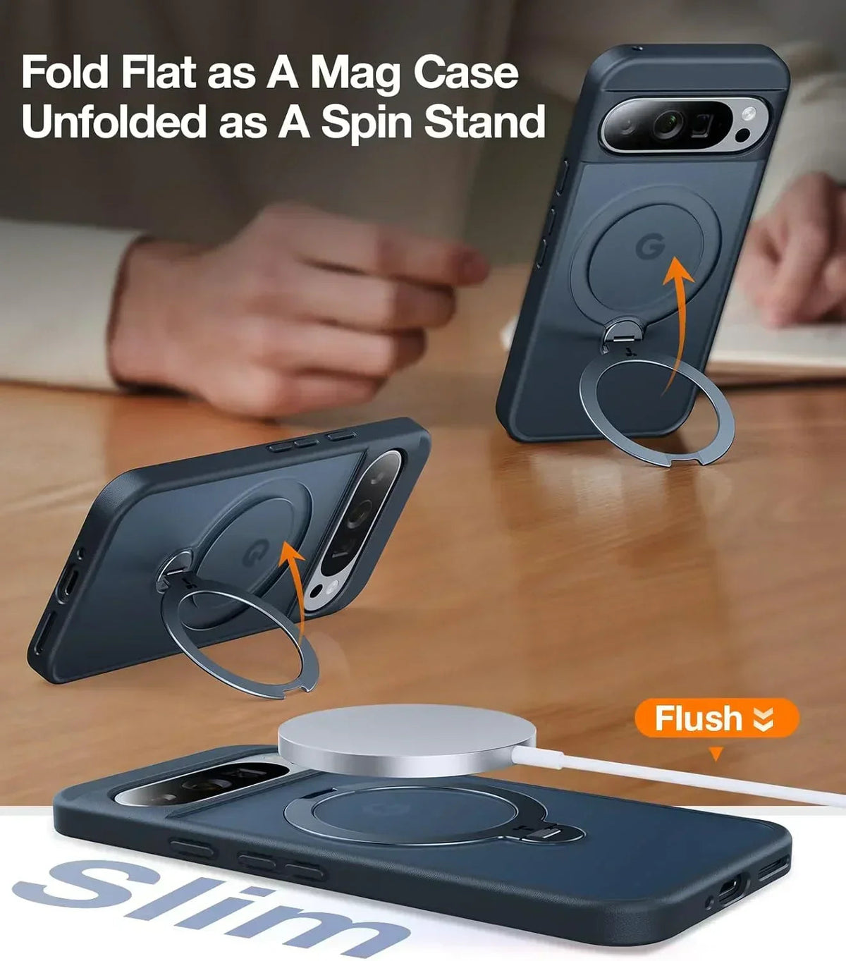 Ostand Q3 Spin for Google Pixel Case