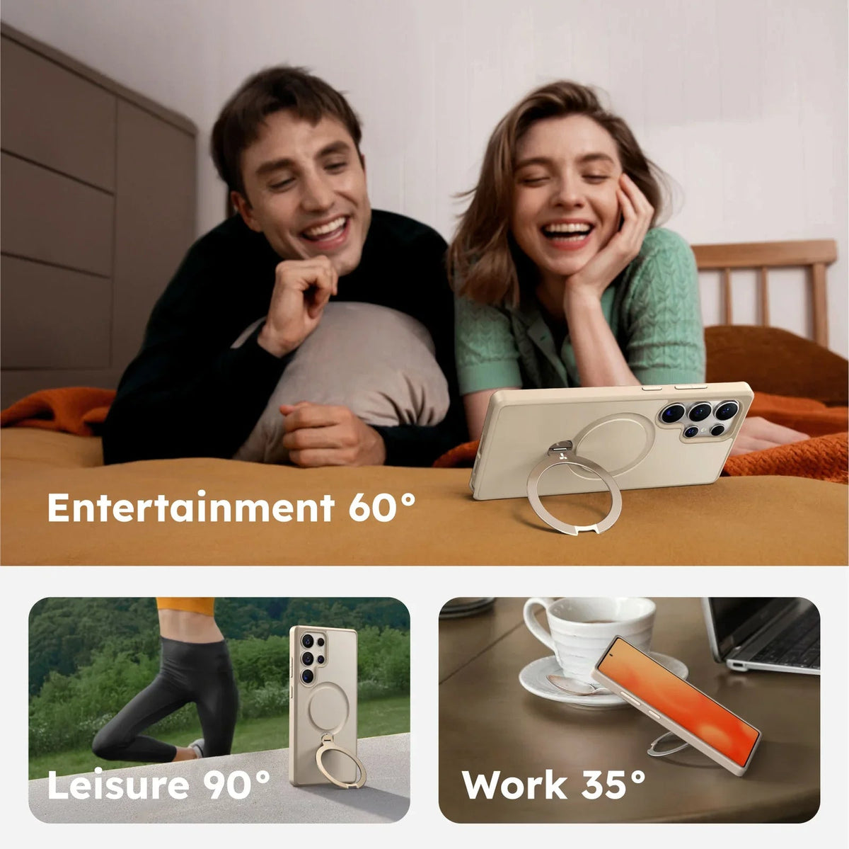 Ostand Q3 Spin for Samsung Case