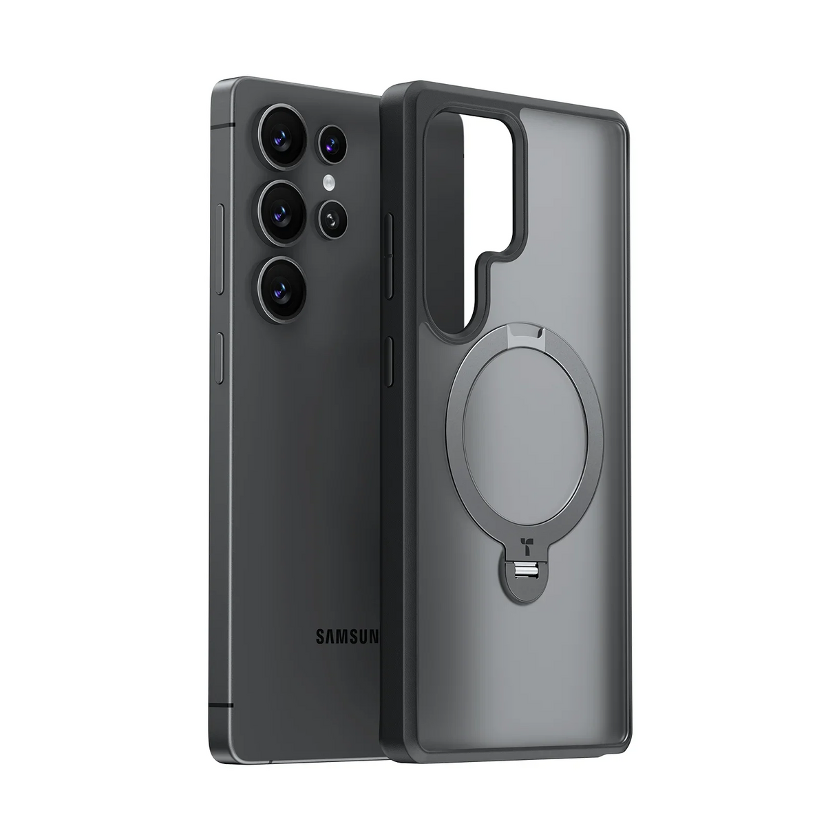 Ostand Q3 Spin for Samsung Case - Samsung S25 Ultra Obsidian Black