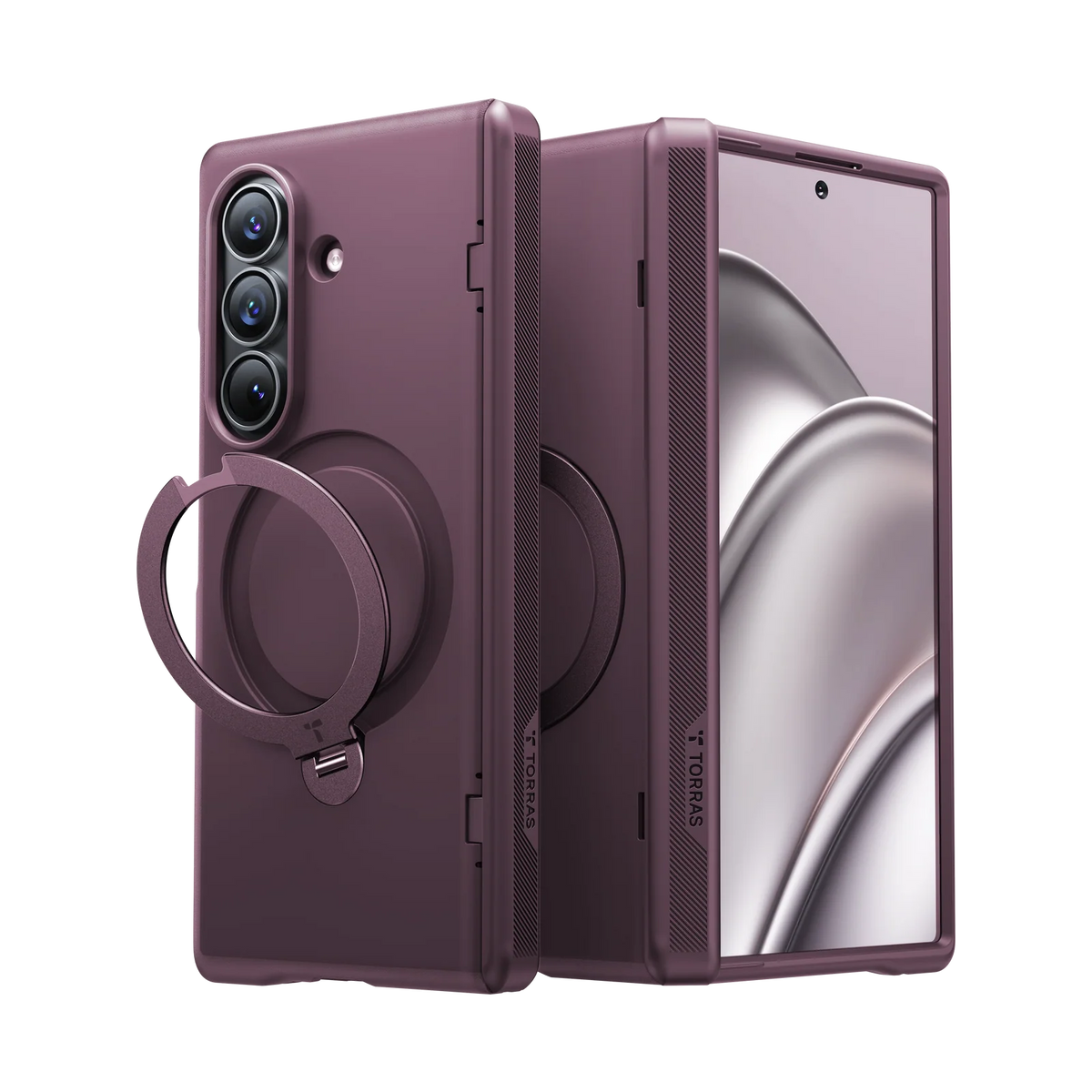 Ostand Q3 Spin for Samsung Case - Samsung Galaxy Z Fold 8 Ultra Deep Purple