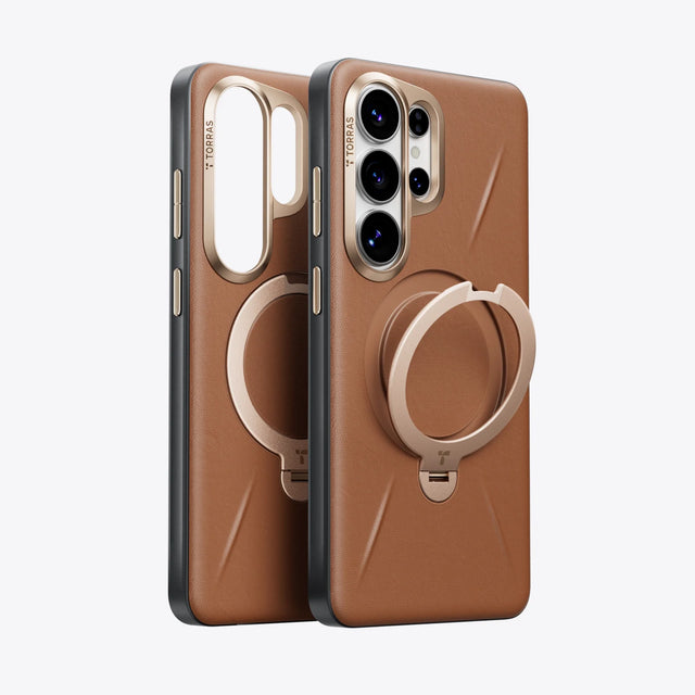 Ostand Q3 VegSkin for Samsung Case - Samsung S26 Ultra Amber Brown