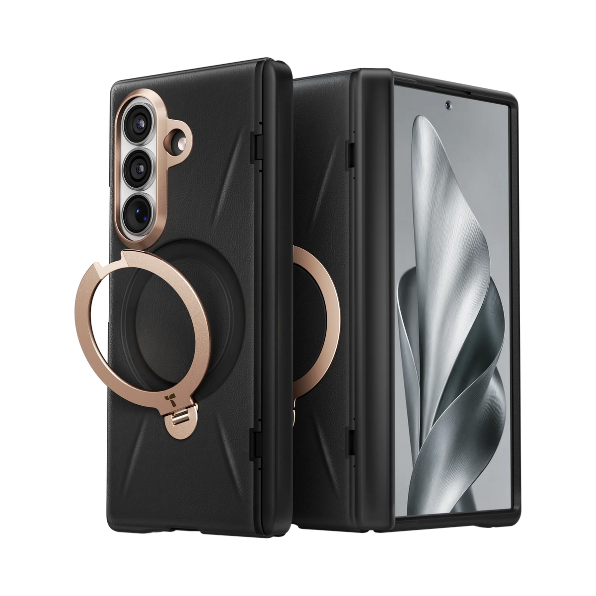 Ostand Q3 VegSkin for Samsung Case - Samsung Galaxy Z Fold 8 Ultra Black